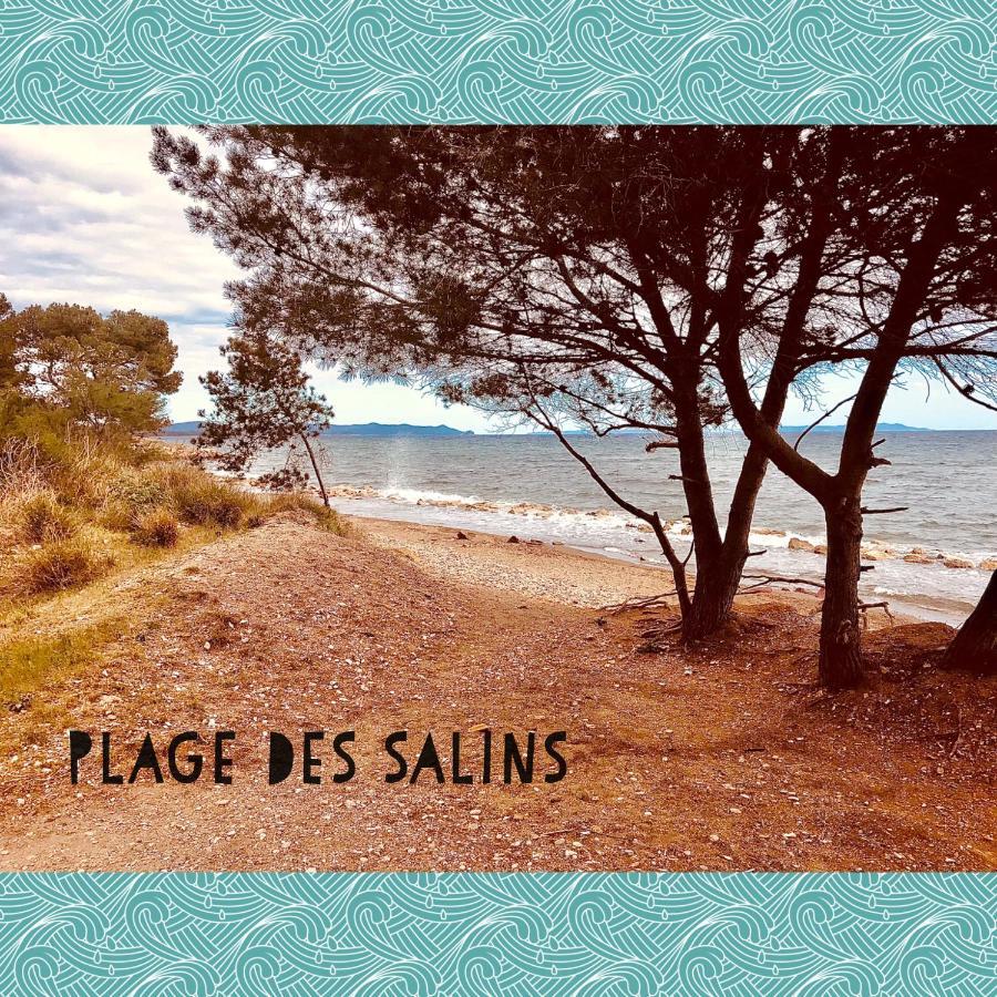 Studio Port D'Hyeres Vue Mer Et Iles De Porquerolles Et Port-Cros Εξωτερικό φωτογραφία
