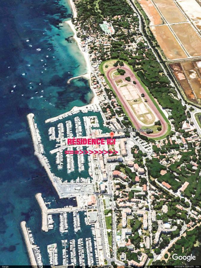 Studio Port D'Hyeres Vue Mer Et Iles De Porquerolles Et Port-Cros Εξωτερικό φωτογραφία