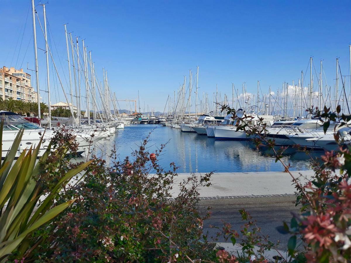 Studio Port D'Hyeres Vue Mer Et Iles De Porquerolles Et Port-Cros Εξωτερικό φωτογραφία